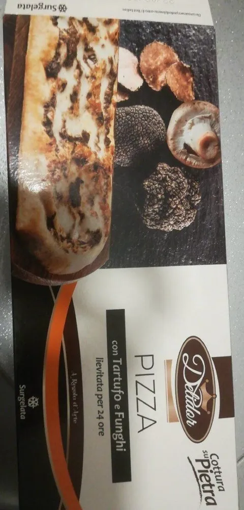 Pizza con tartufo e funghi