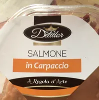 Salmone in carpaccio