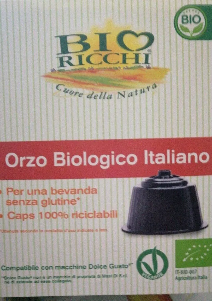 Orzo biologico italiano.  Capsule