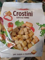 Crostini cotti al forno
