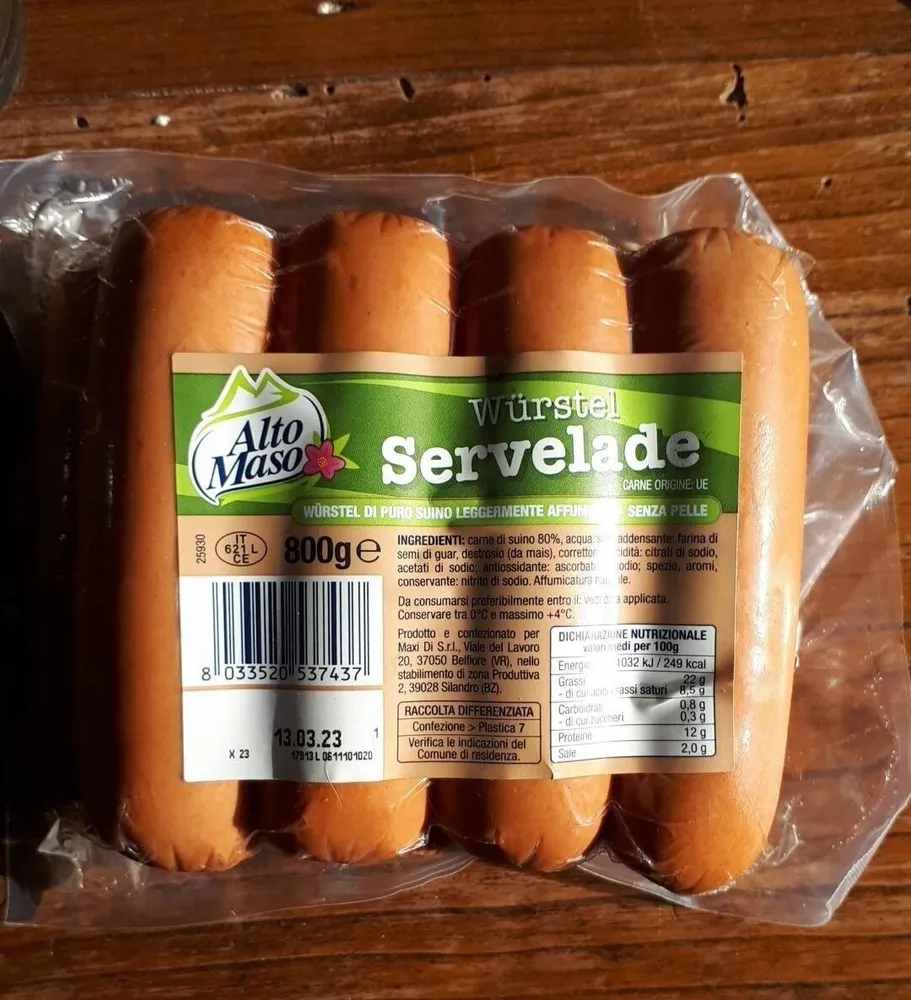 Wurstel servelade