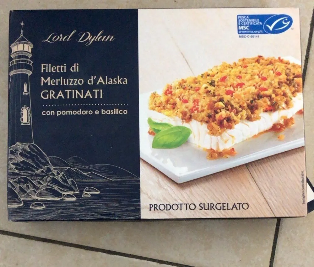 Filetti di Merluzzo d’Alaska gratinati