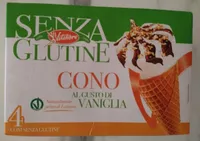 Cono senza glutine gusto vaniglia