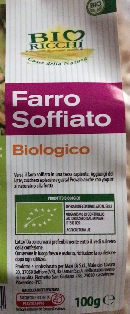 Farro soffiato