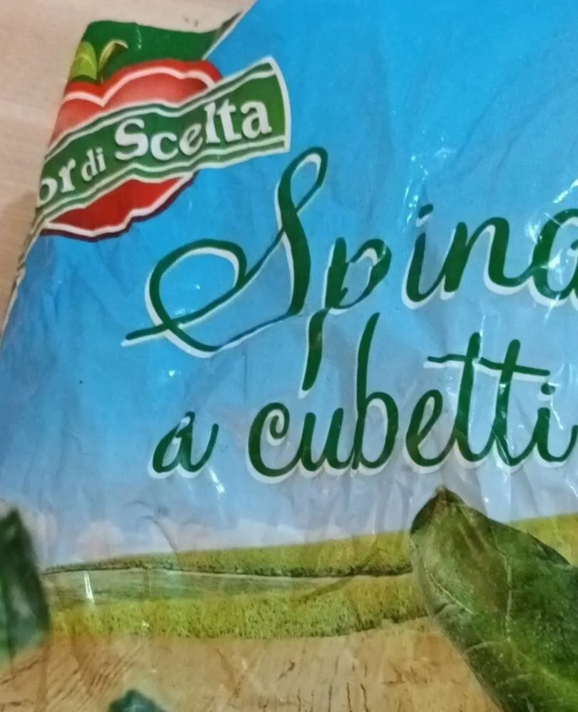 Spinaci a cubetti