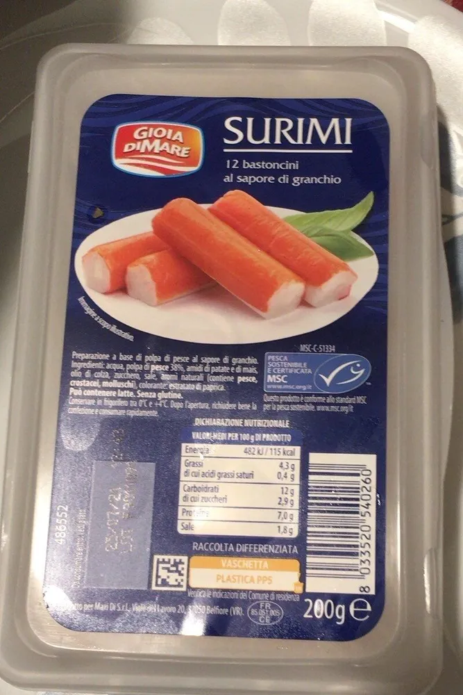 bastoncini di Surimi