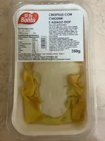 Crespelle con chiodini e asiago dop