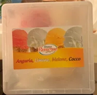 Sorbetto anguria limone melone cocco