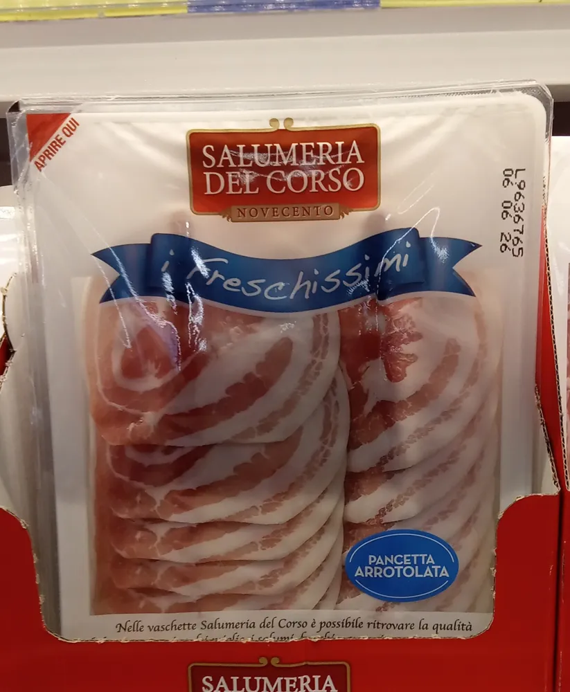 Pancetta arrotolata SDC