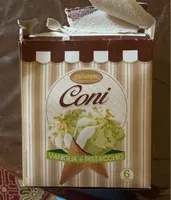 Coni vaniglia e pistacchio