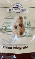 Frollini con gocce di cioccolato integrali