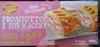 Torta salata prosciutto e formaggio