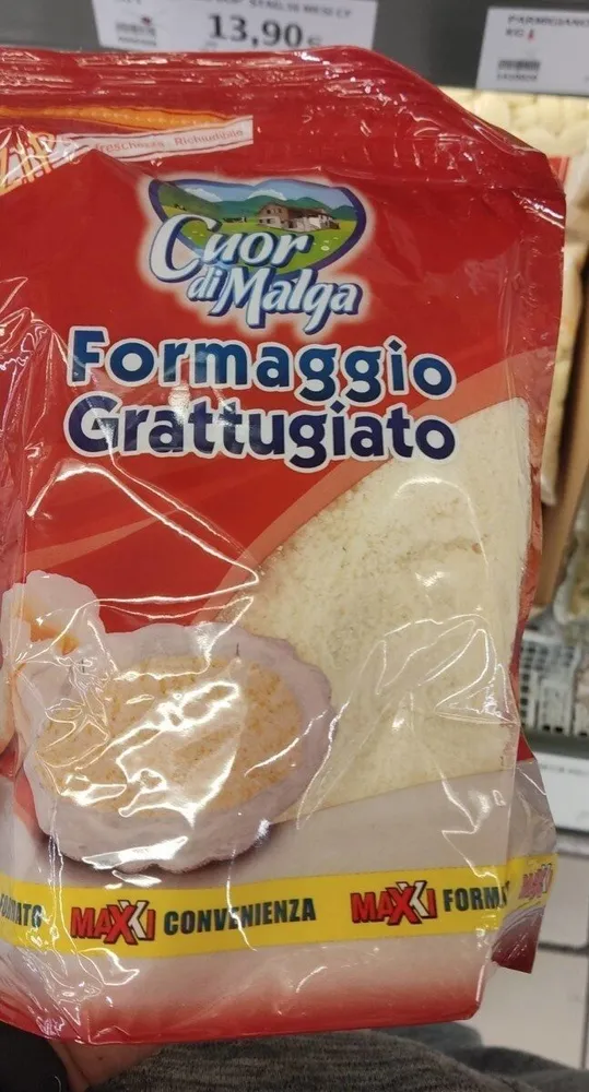 Formaggio grattugiato