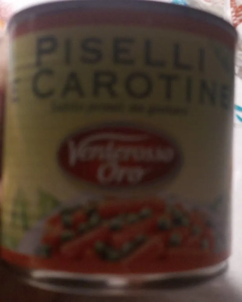 Piselli e carote