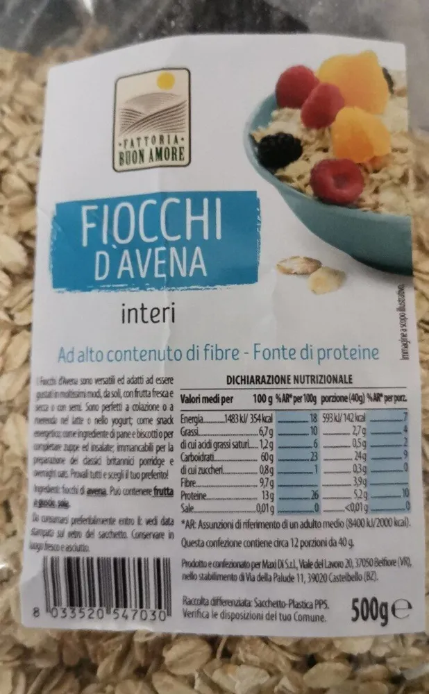 Fiocchi d'avena