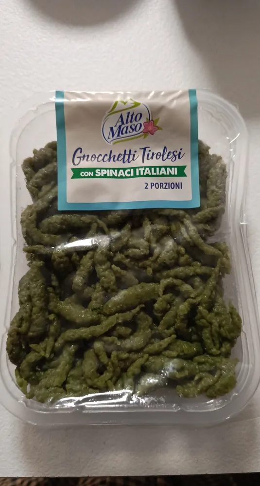 Gnocchetti tirolesi con spinaci