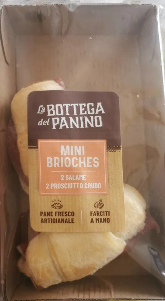 MINI BRIOCHES - 2 SALAME 2 PROSCIUTTO CRUDO