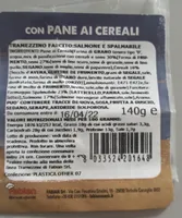 Tramezzino farcito salmone e spalmabile