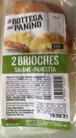 Brioches salame-pancetta