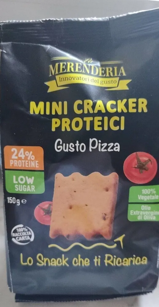 Mini cracker proteici