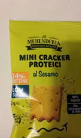 Mini cracker proteici al sesamo