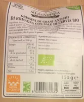 Grissini di grani antichi di romagna con sale di cervia bio