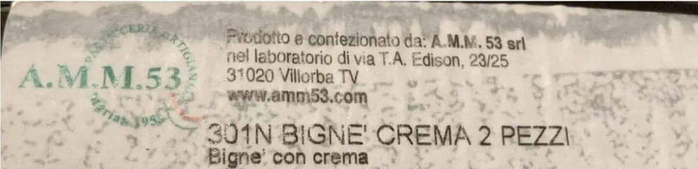 Bignè crema
