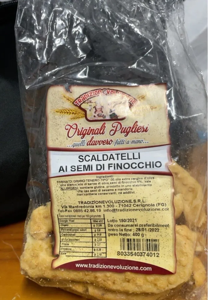 Scaldatelli ai semi di finocchio