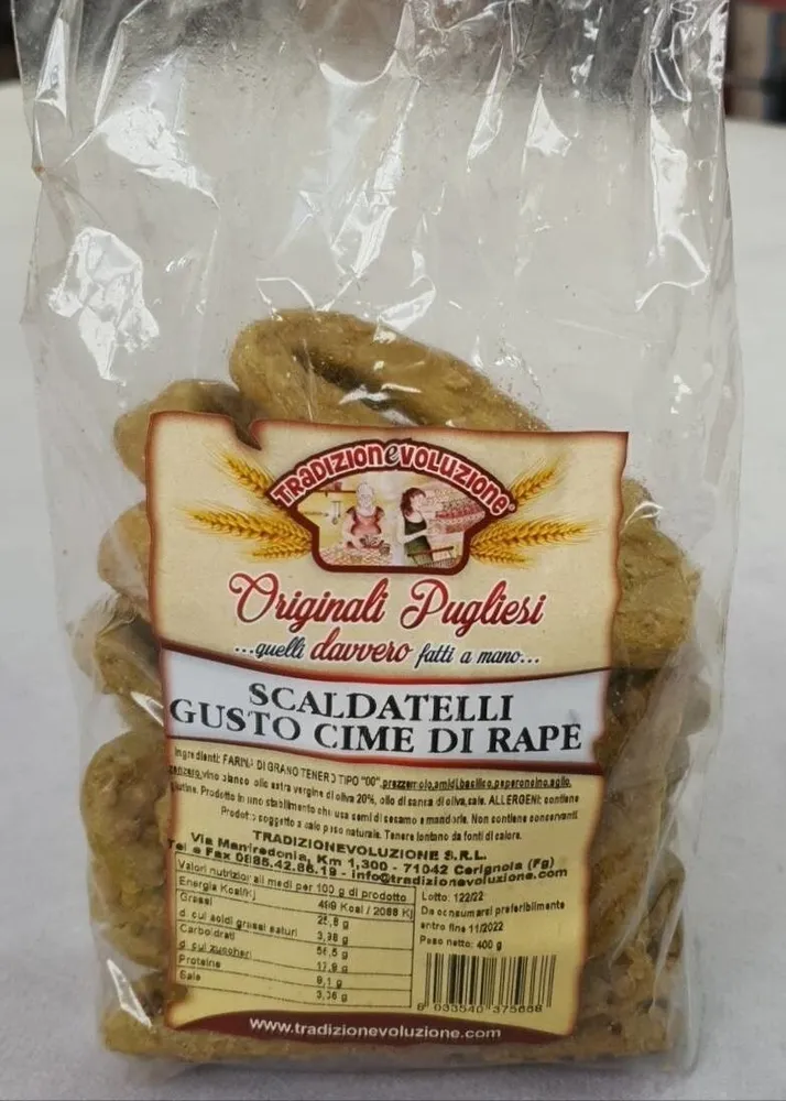 Scaldatelli gusto cime di rape