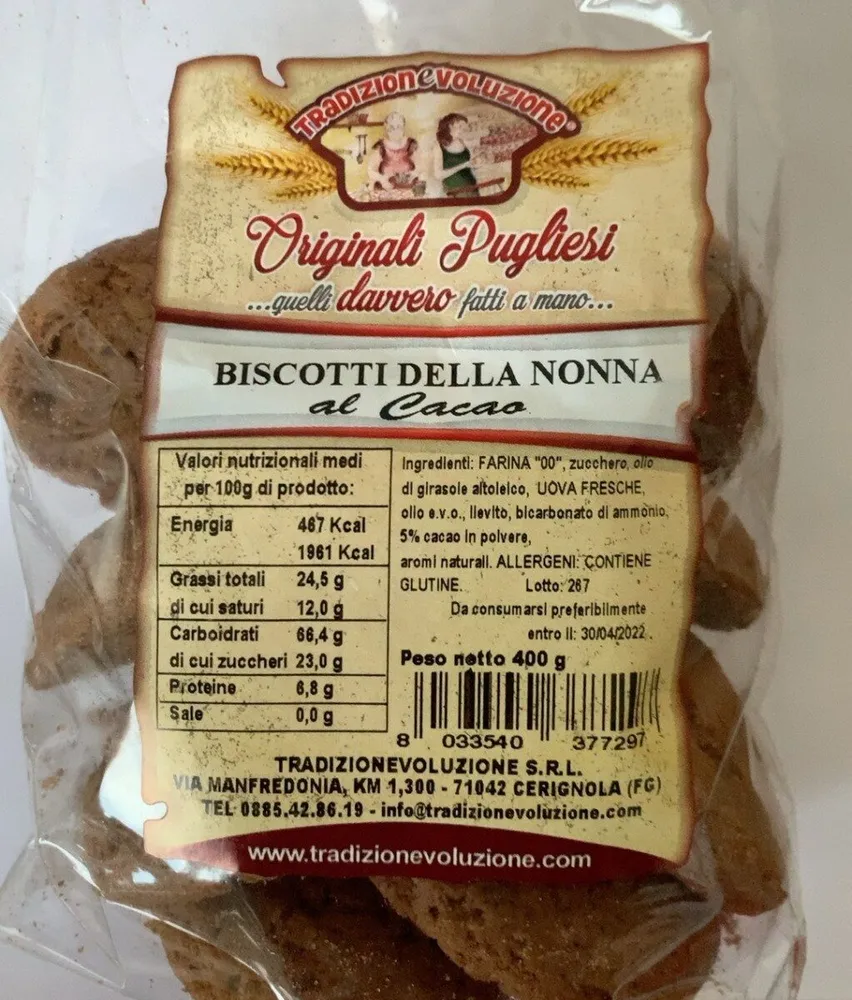 Biscotti della Nonna al cacao