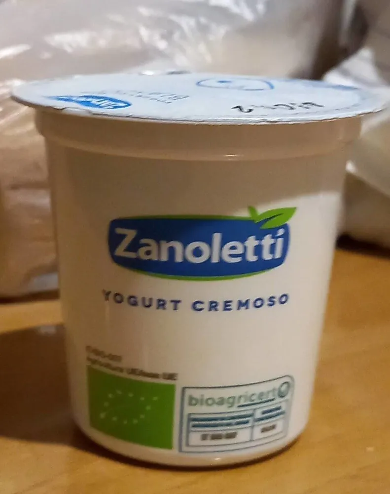 Yogurt cremoso bianco