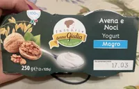 Yogurt avena e noci