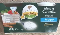 Yogurt magro mela cannella