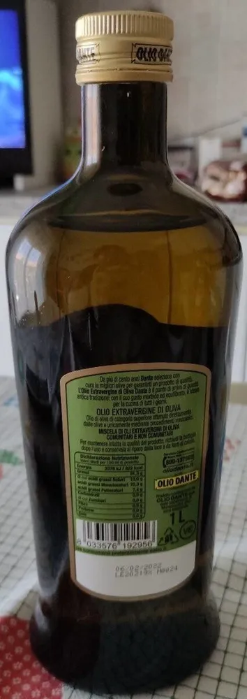 Olio extravergine di oliva Dante