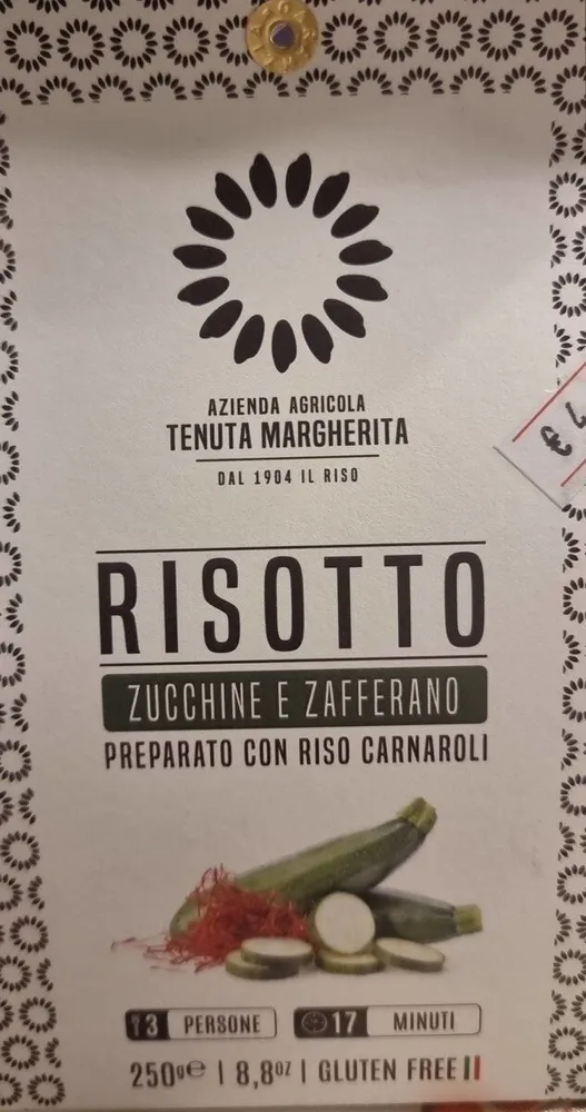 Risotto zucchine e zafferano