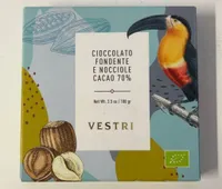 Cioccolato fondente e nocciole cacao 70%