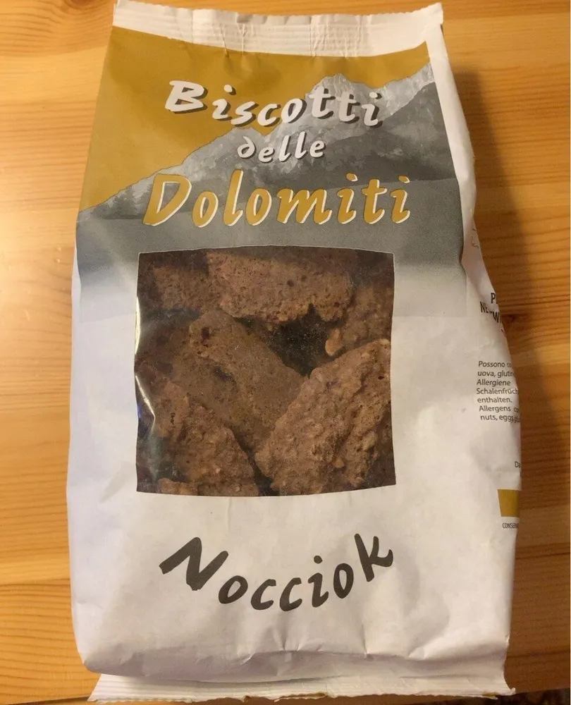 Biscotti delle dolomiti Nocciok