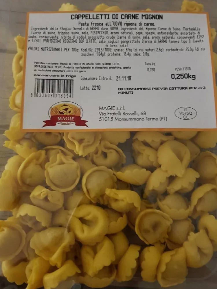 Cappelletti di carne mignon
