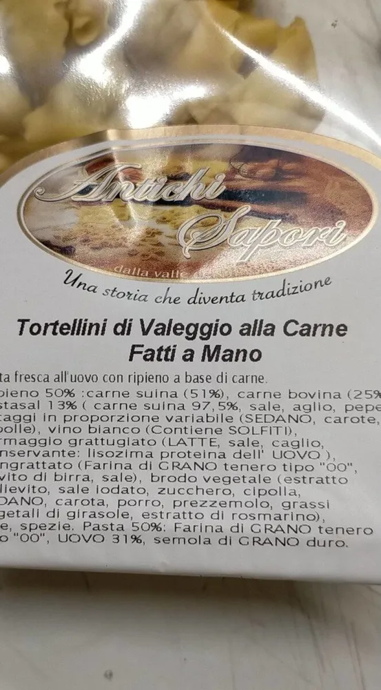 Tortellini di Valeggio alla Carne fatti a mano