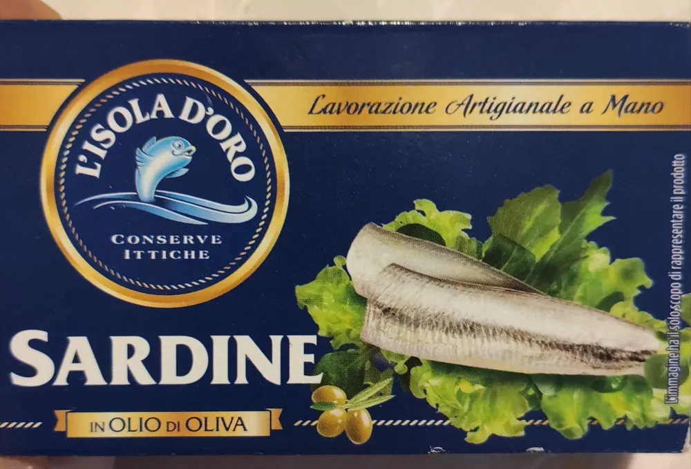Sardine in olio di oliva