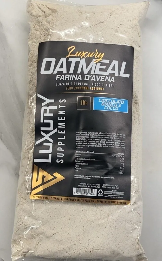 Farina d’avena Cioccolato bianco e cocco