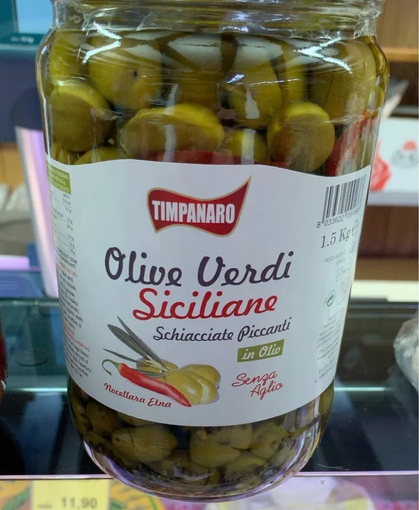Olive verdi siciliane