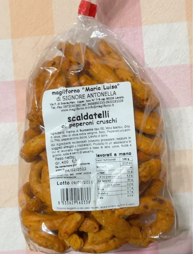 Scaldatelli ai peperoni cruschi