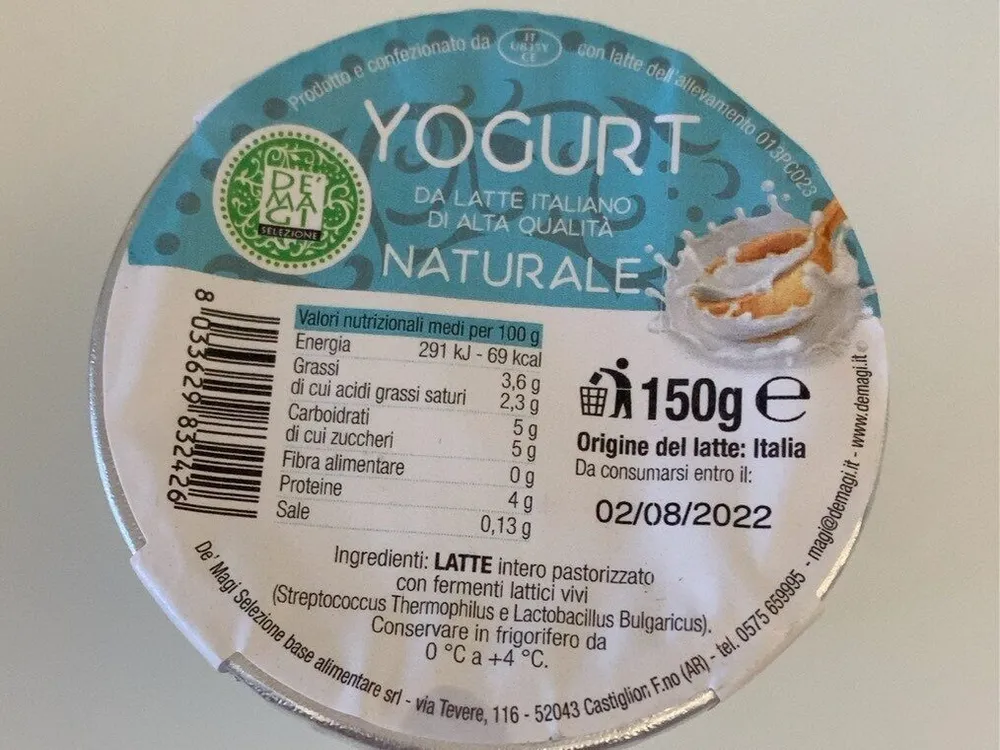 Yogurt naturale