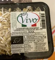 Germogli freschi bio di soia