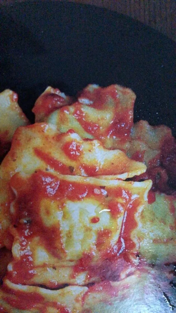 Raviolis sauce tomate