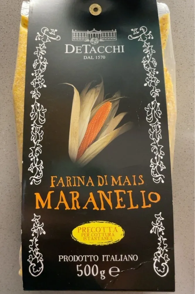 Farina di mais Maranello precotta per polenta instantanea