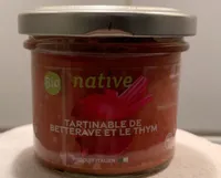 Tartinable de betterave et le thym
