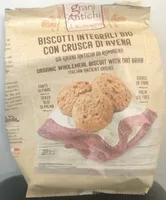 Biscotti Integrali Bio con Crusca di Avena