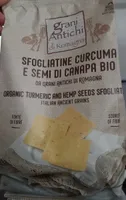 Sfogliatine curcuma e semi di canapa bio